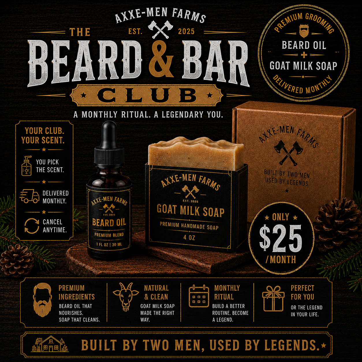 The Beard and Bar Club subscription