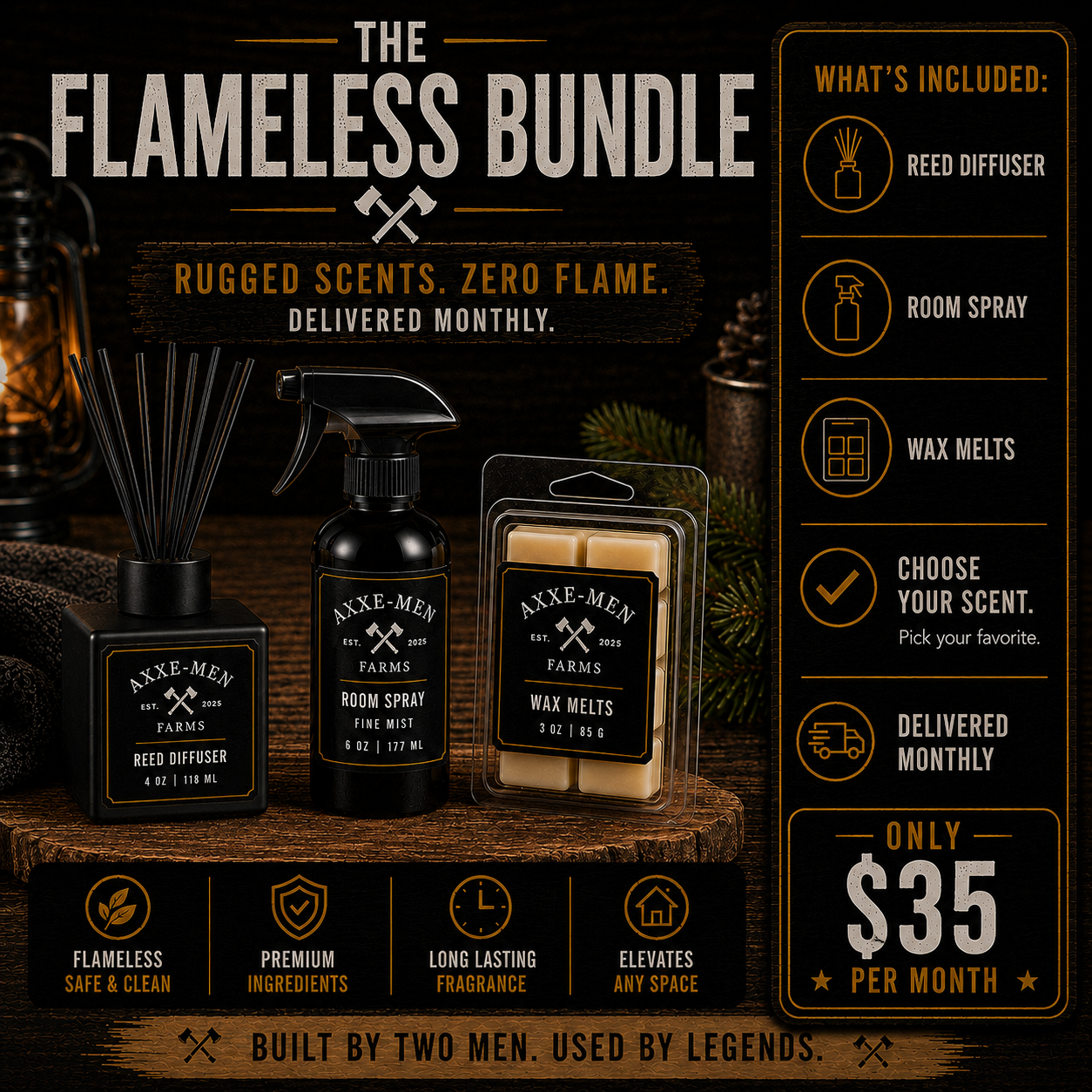 The Flameless Bundle subscription